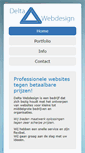 Mobile Screenshot of deltawebdesign.nl